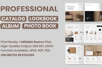 product catalog, catalogue, brochure, magazine layout, lookbook, brochure