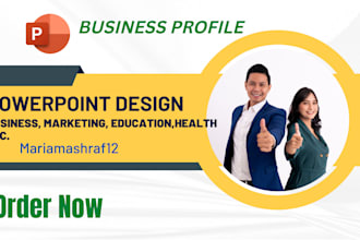 do powerpoint presentation design or ppt slides and ms office