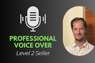record an american male voiceover for yt cash cow videos