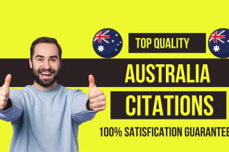 create top australia local citations