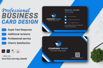 do professional luxury business card design or stationary