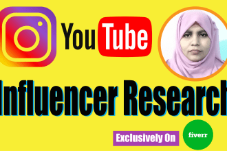 do micro influencer research for instagram and youtube