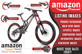 design stunning amazon product listing images infographic lifestyle pictures