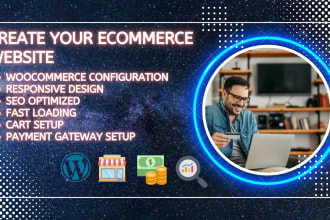 design and develop ecommerce online store website