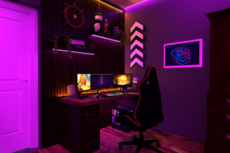 transform your space with stunning 3d gaming room design