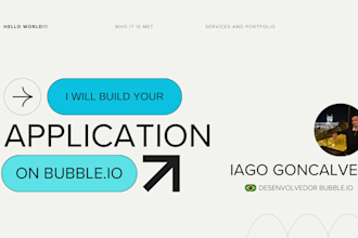 develop your website, store, saas, crm, mvp on bubble