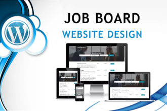 design professional job board or  job posting website