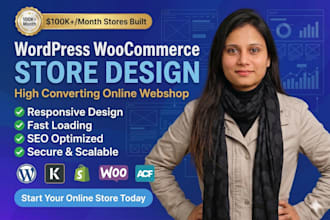 design ecommerce store and online webshop using woocommerce wordpress