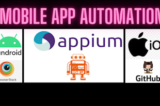 develop android ios app automation framework using webdriverio appium