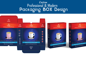 do product packaging box design, box packaging with dielines