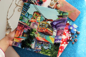 paint artworks and illustrations