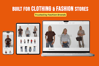 design or redesign shopify webshop for fashion clothing boutique store