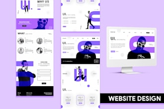 create a stunning, responsive web design in figma