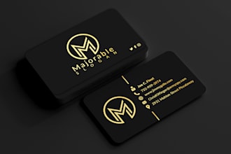 Best Deals!  do professional luxury business card and minimalist logo design