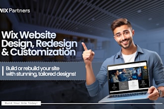 build rebuild wix website design redesign and customization