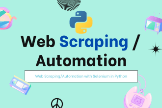 write python programs for web scraping and automation