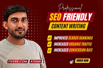 write SEO friendly website content