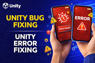 debug and fix unity errors, build failures