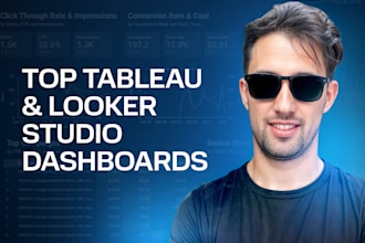 create interactive dashboards in data studio or tableau