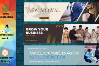 design linkedin banner facebook cover youtube banner