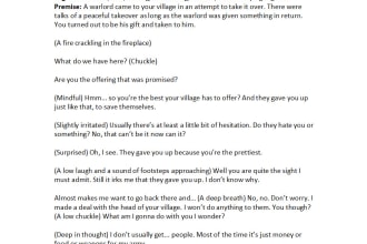 write asmr roleplay scripts for you