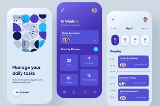 develop ios and android apps using react native and flutter