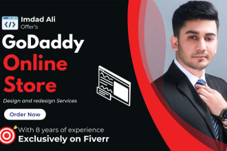 create your godaddy online store professionally