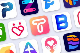 design modern attractive app icon logo and splash screen
