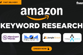 do advanced keywords research for amazon using helium 10 jungle scout