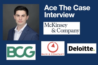 help you ace a consulting case study interview