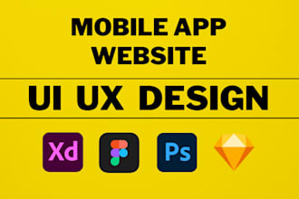 Hot Deals!  do app design, mobile UI UX design, figma UI UX design for mobile app