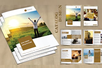 design a stunning luxury product catalog that sells