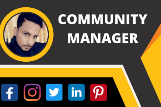 be your community manager