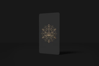 do mystical, sacred geometry logo and stationery designs