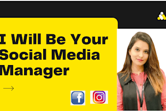 be your social media manager and personal assistant