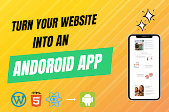 turn the website into an android app