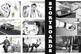 storyboards art illustration and digital painting