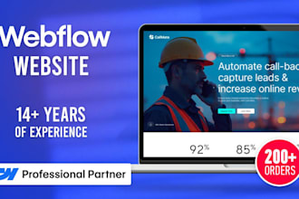develop your figma to webflow as an expert