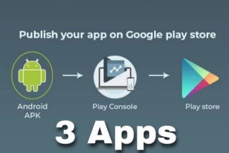 upload your 3 apps on my console