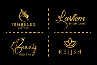 do luxury beauty, cosmetics, skincare, floral, natural logo