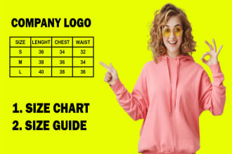 design unique size charts