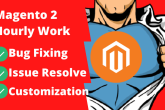 do magento 2 development and maintenance on hourly basis