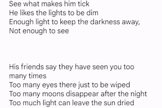 write poems on your behalf
