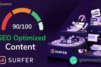 write surfer SEO optimized content article blog post for you