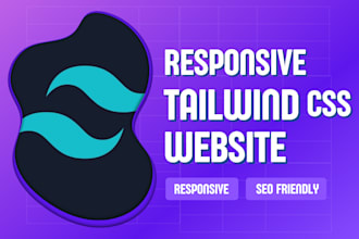 design a sleek and responsive tailwind CSS website