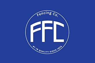 design ffc fence company logo in 1 day