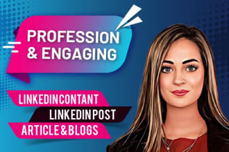 write professional linkedin articles and thought leadership content