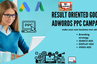 run and manage google adwords PPC ads campaign for your business