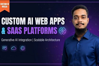 develop a custom generative ai web app or saas platform