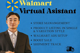 manage your whole walmart account and create listings